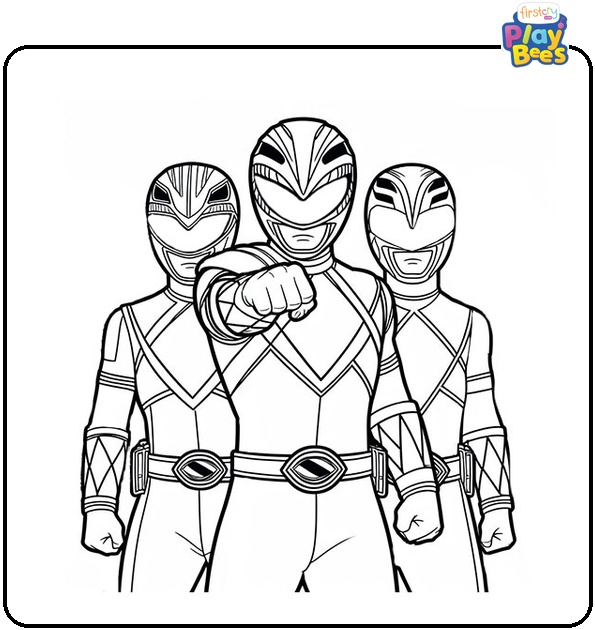 Power Rangers SPD Coloring Page Power Rangers SPD Coloring Page