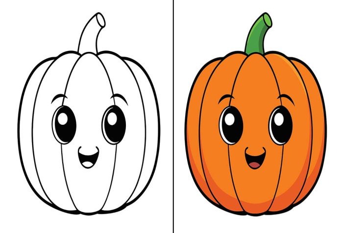 Pumpkin Coloring Pages – Free Printables for Kids