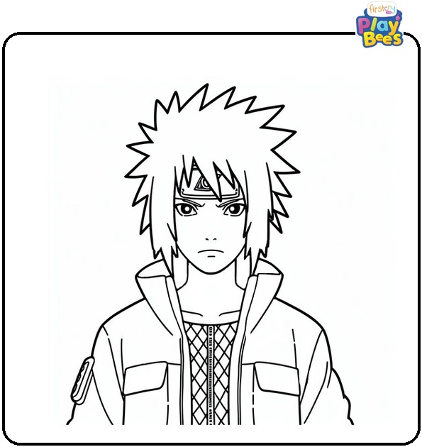 Sasuke Naruto Coloring Page Sasuke Naruto Coloring Page
