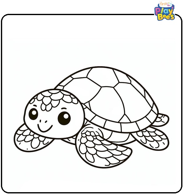 Sea Turtle Coloring Page