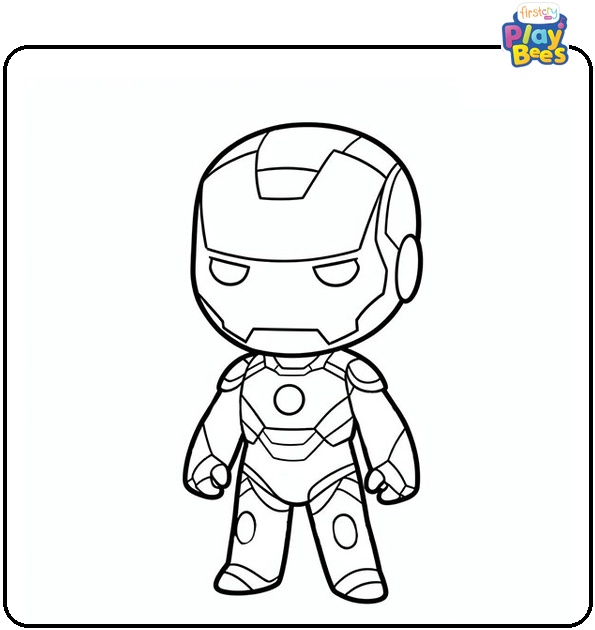 Small Iron Man Coloring Page Small Iron Man Coloring Page