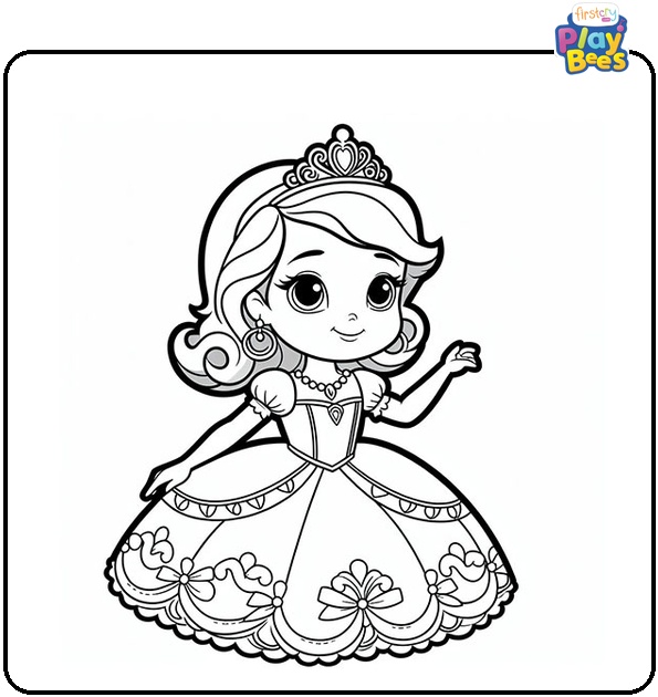 Sofia Princess Coloring Page