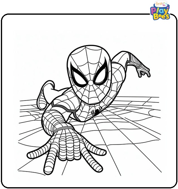 Spiderman Across the Spider Verse Coloring Page Spiderman Across the Spider Verse Coloring Page