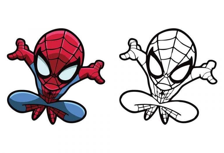 Coloring Pages Of Spiderman Cartoon Youtube
