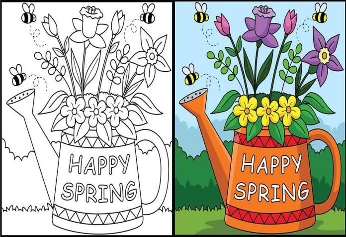 Spring Coloring Pages – Free Printables for Kids