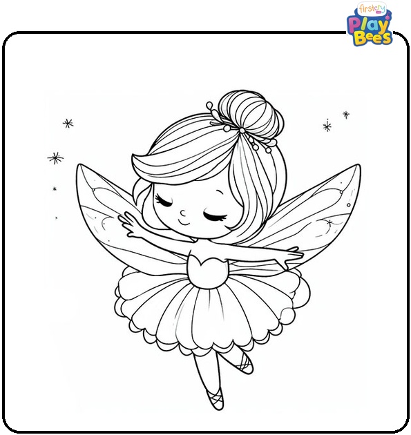 Sugar Plum Fairy Coloring Page Sugar Plum Fairy Coloring Page