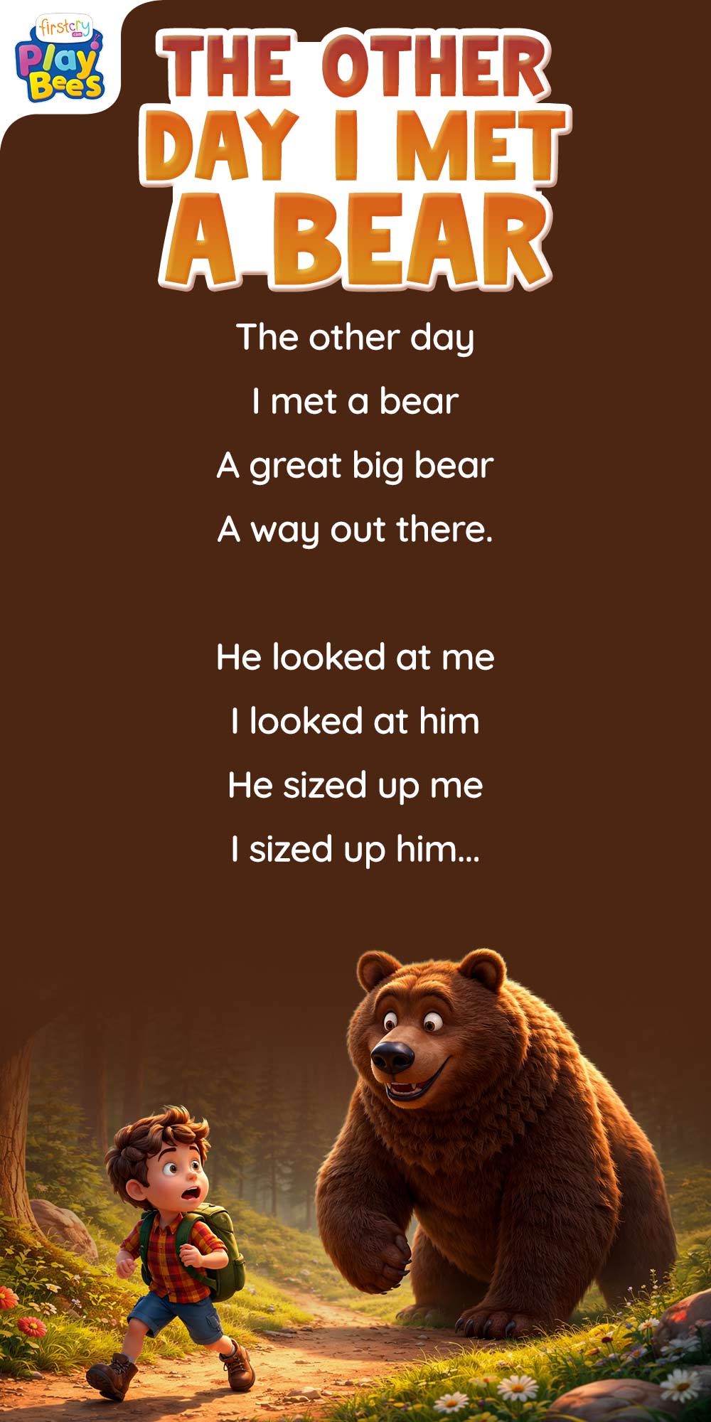 The Other Day I Met a Bear Song Lyrics