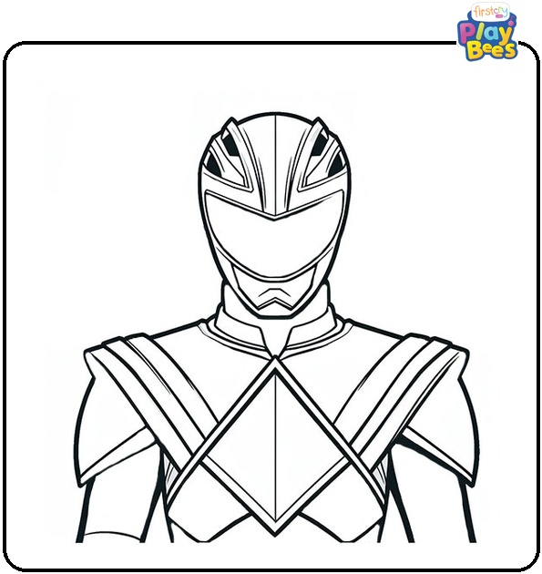 The Rangers Silver Coloring Page The Rangers Silver Coloring Page