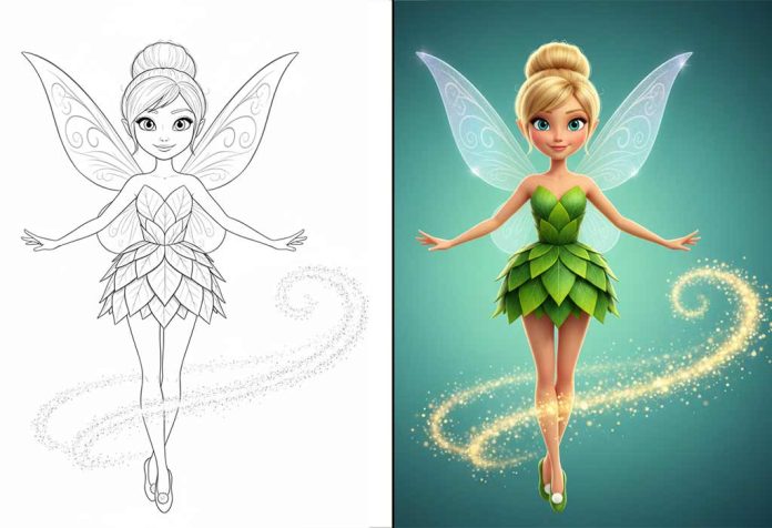 Tinkerbell Coloring Pages – Free Printable Sheets & Pictures