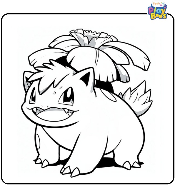 Venusaur Pokemon Coloring Page