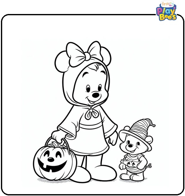 Winnie The Pooh Halloween Coloring Winnie The Pooh Halloween Coloring