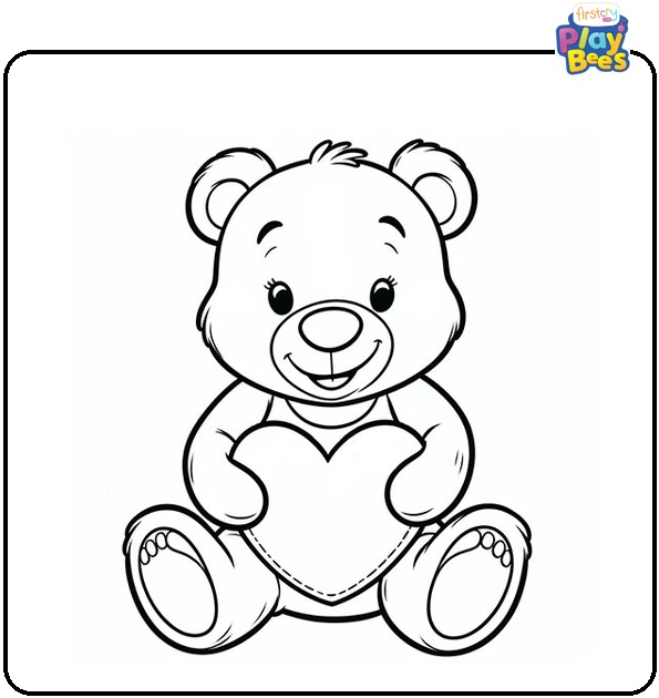 Winnie The Pooh Loves Coloring Page Winnie The Pooh Loves Coloring Page