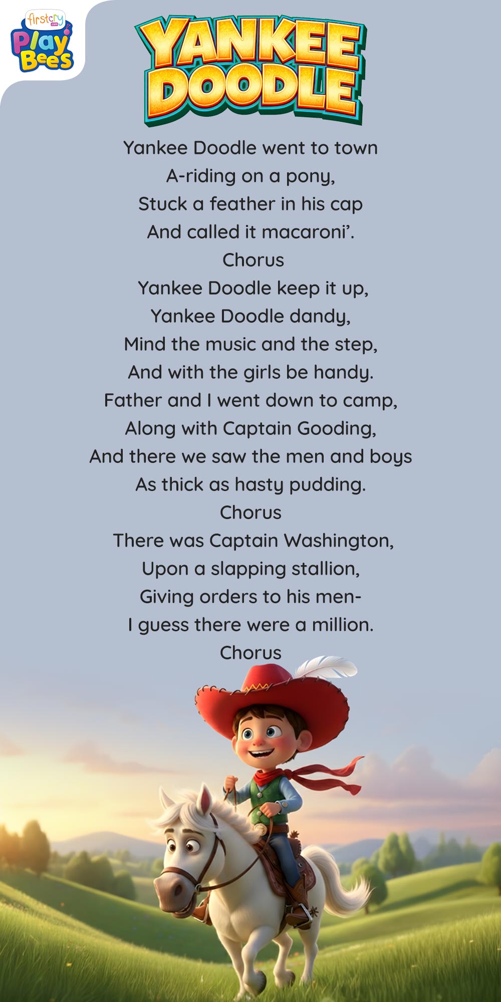 Yankee Doodle Song Lyrics