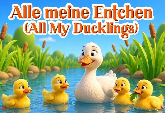 Alle meine Entchen Nursery Rhyme With Lyrics