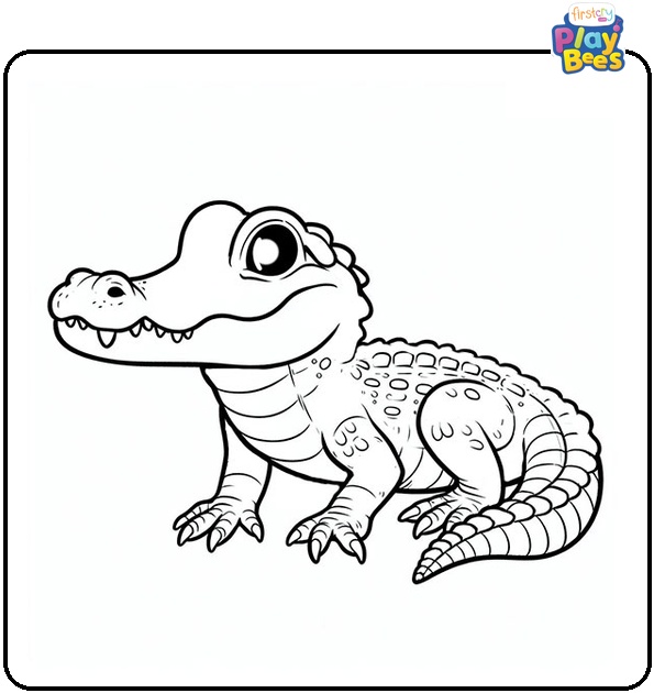 American Alligator Coloring Page American Alligator Coloring Page