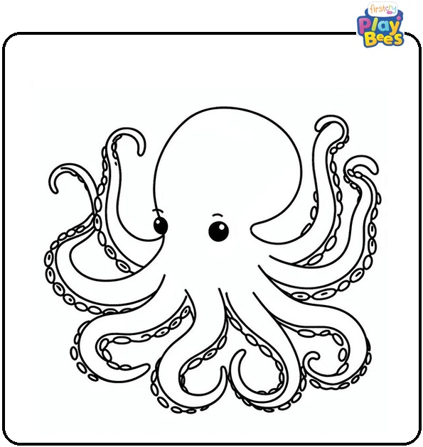Atlantic Octopus Coloring Page Atlantic Octopus Coloring Page