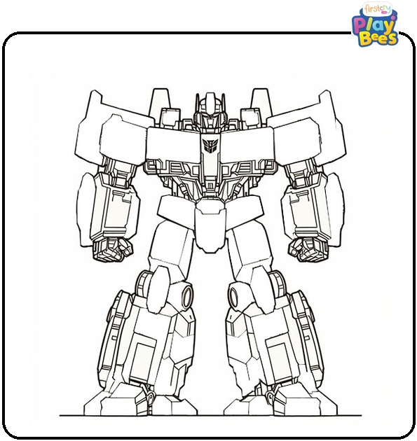 Autobot Transformer Coloring Page