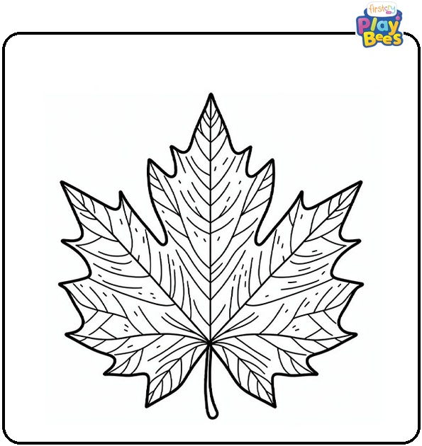 Autumn Leaf Coloring Page Autumn Leaf Coloring Page