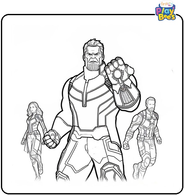 Avengers: Infinity War Coloring Page