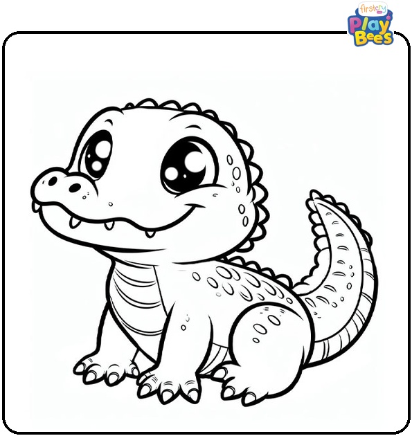 Baby Alligator Coloring Pages Baby Alligator Coloring Pages