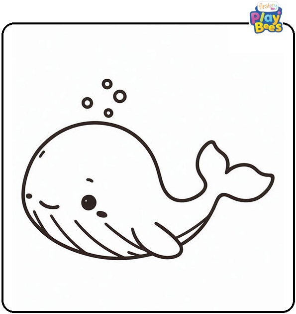 Baby Whale Coloring Page Baby Whale Coloring Page