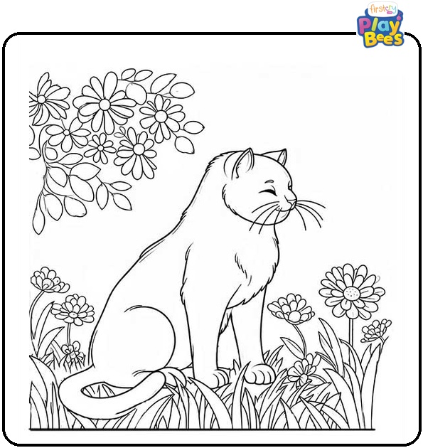 Big Cat Coloring Page Big Cat Coloring Page