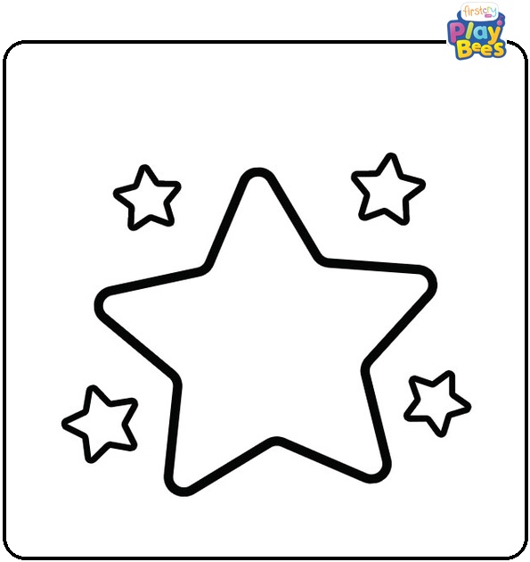 Big Star Coloring Page