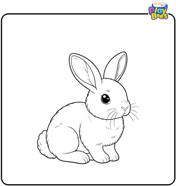 Bunny Rabbit Coloring Page Bunny Rabbit Coloring Page