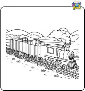 Train Coloring Pages – Free Printable Sheets & Images