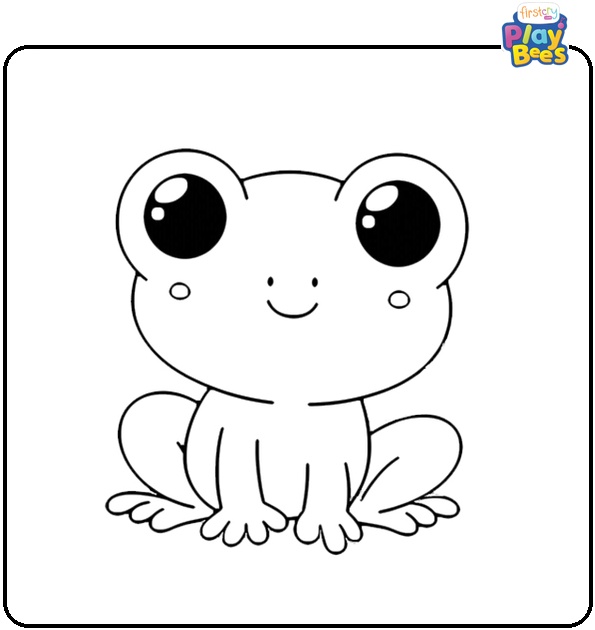 Cartoon Frog Coloring Page Cartoon Frog Coloring Page