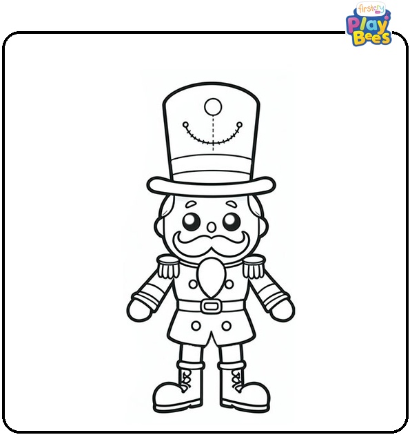 Cartoon Nutcracker Coloring Page Cartoon Nutcracker Coloring Page