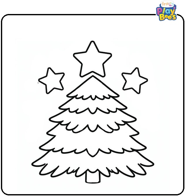 Christmas Star Coloring Page
