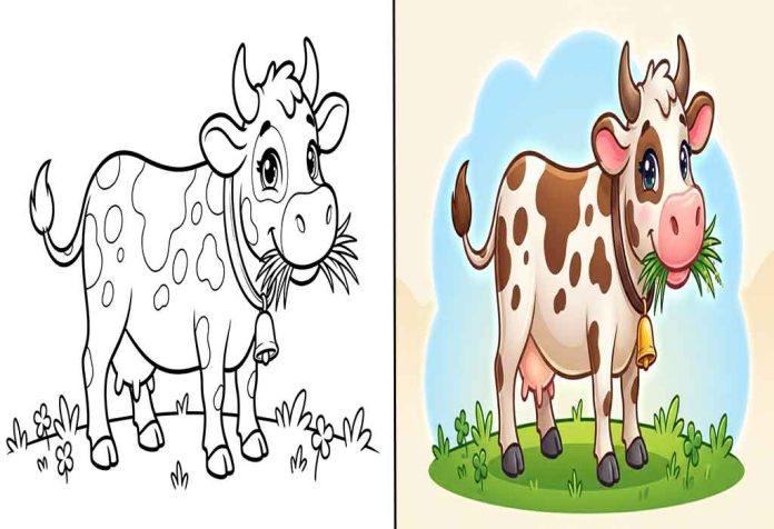 Cow Coloring Pages – Free Printable Sheets & Pictures