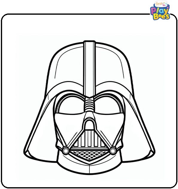 Darth Vader Star Wars Coloring Page