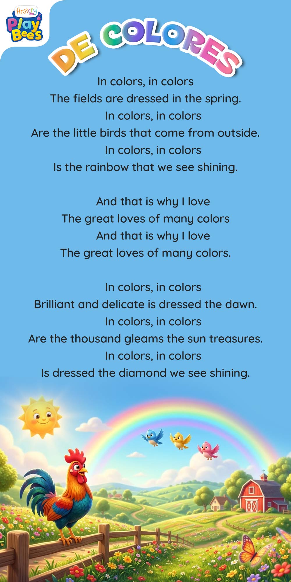 De Colores Song Lyrics