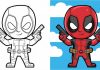 Deadpool Coloring Pages – Free Printable Sheets & Pictures Deadpool Coloring Pages – Free Printable Sheets & Pictures