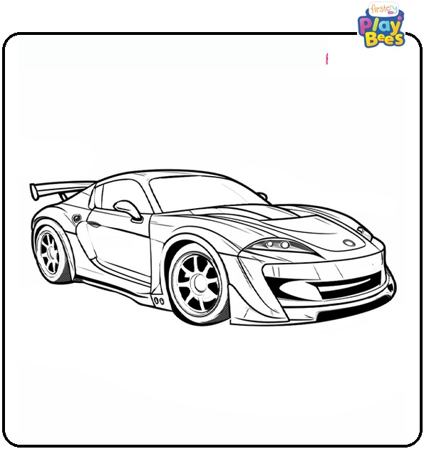 Dodge Viper Race Car Coloring Page Dodge Viper Race Car Coloring Page