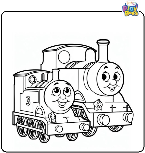 Donald and Douglas Coloring Page