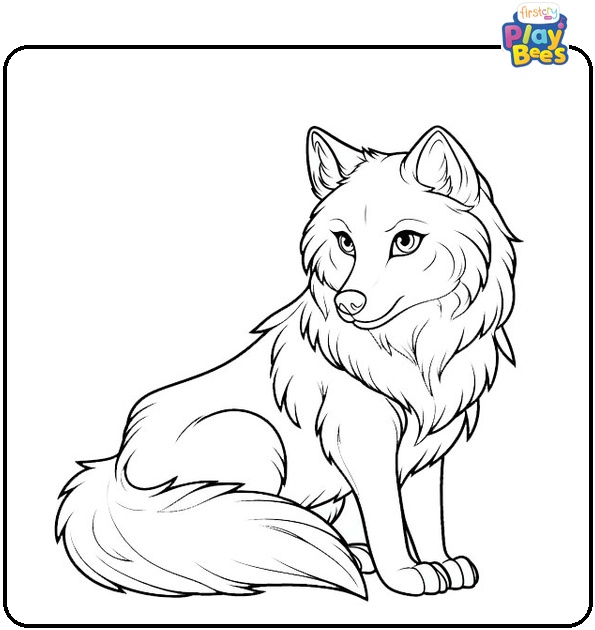 Female Wolf Coloring Page Female Wolf Coloring Page