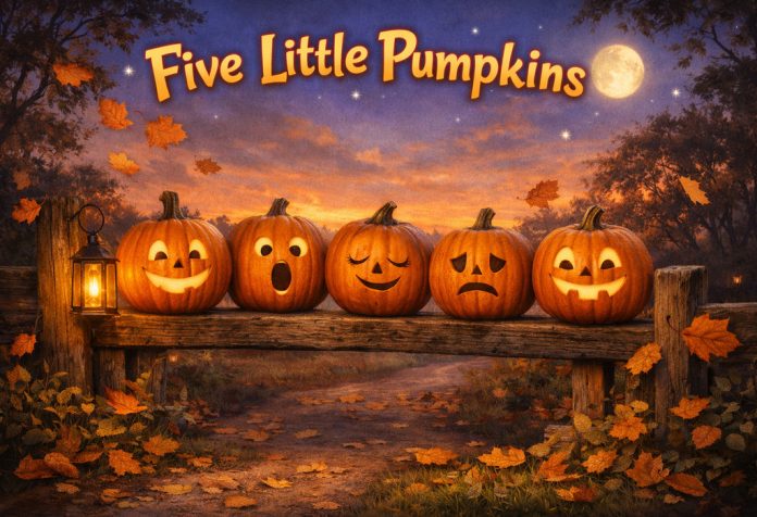 Five Little Pumpkins Nursery Rhyme With Lyrics