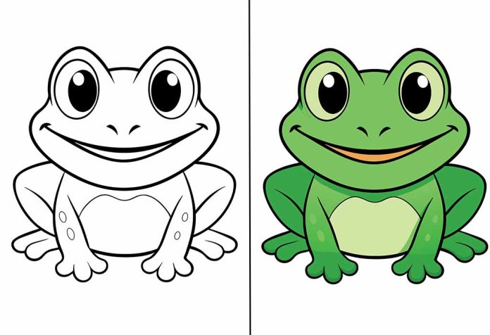 Frog Coloring Pages – Free Printable Sheets & Images