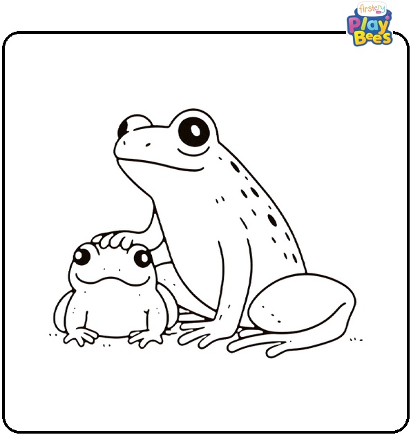 Frog and Toad Coloring Page Frog and Toad Coloring Page
