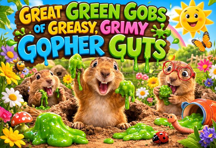 Great Green Gobs of Greasy, Grimy Gopher Guts Nursery Rhyme With Lyrics