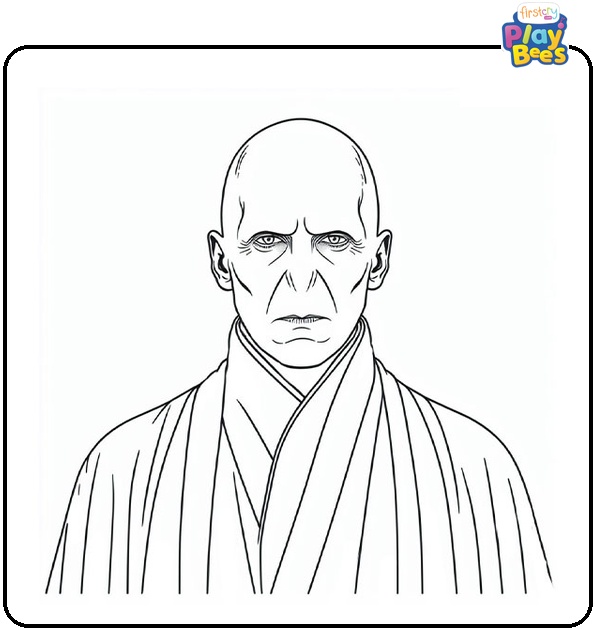 Harry Potter Coloring Pages Voldemort