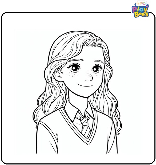 Harry Potter Ginny Coloring Page
