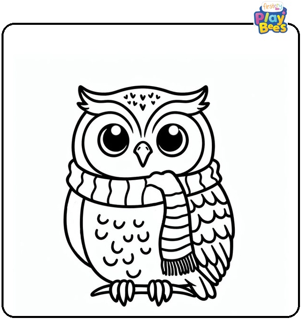 Harry Potter Owl Coloring Page