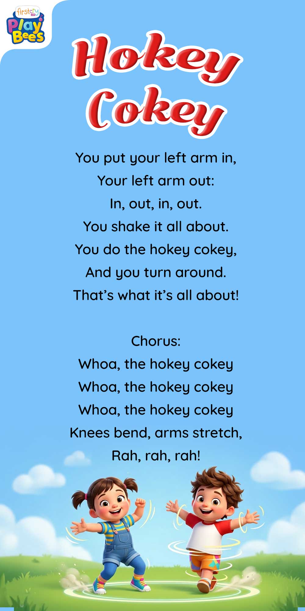 Hokey Cokey Song Lyrics