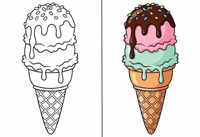 Ice Cream Coloring Pages – Free Printable Sheets & Images