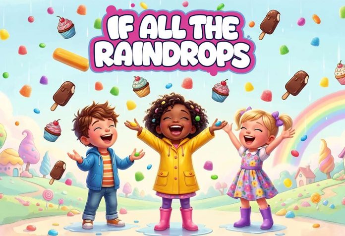 If All The Raindrops Nursery Rhyme With Lyrics