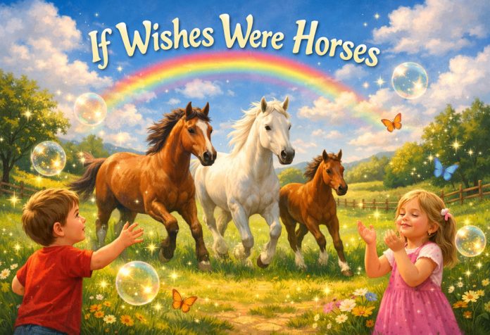 If Wishes Were Horses Nursery Rhyme With Lyrics